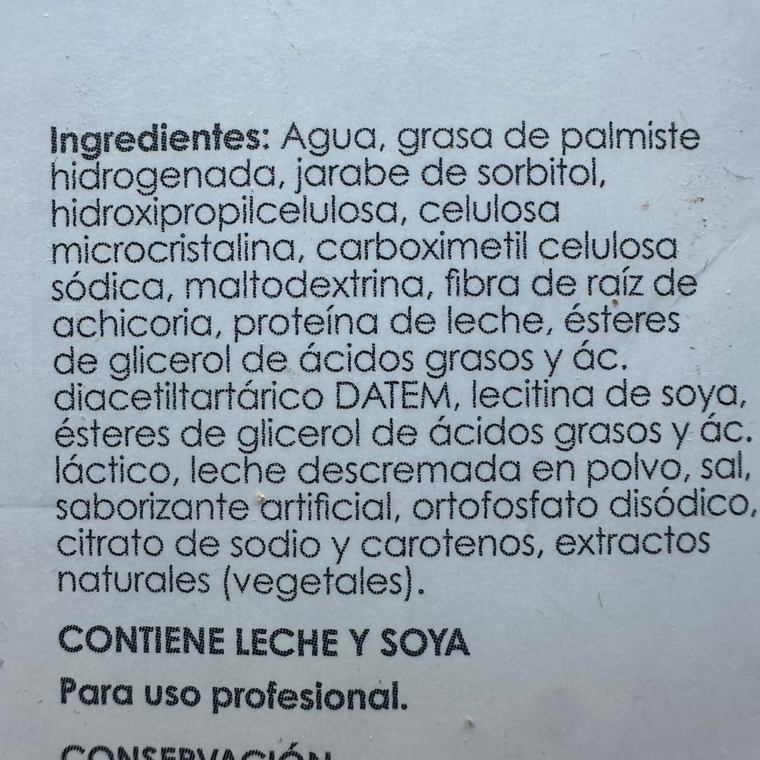 CREMA VEGETAL FESTIPAK SIN AZUCAR PURATOS 1LT - 2