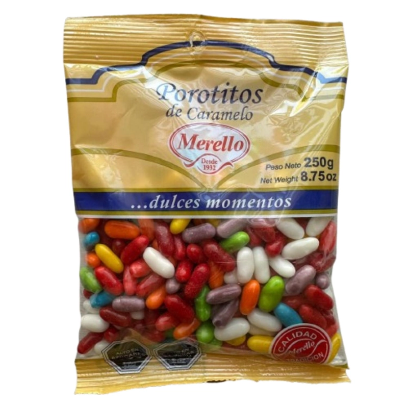 POROTITOS DE CARAMELO MERELLO 250GR - 1