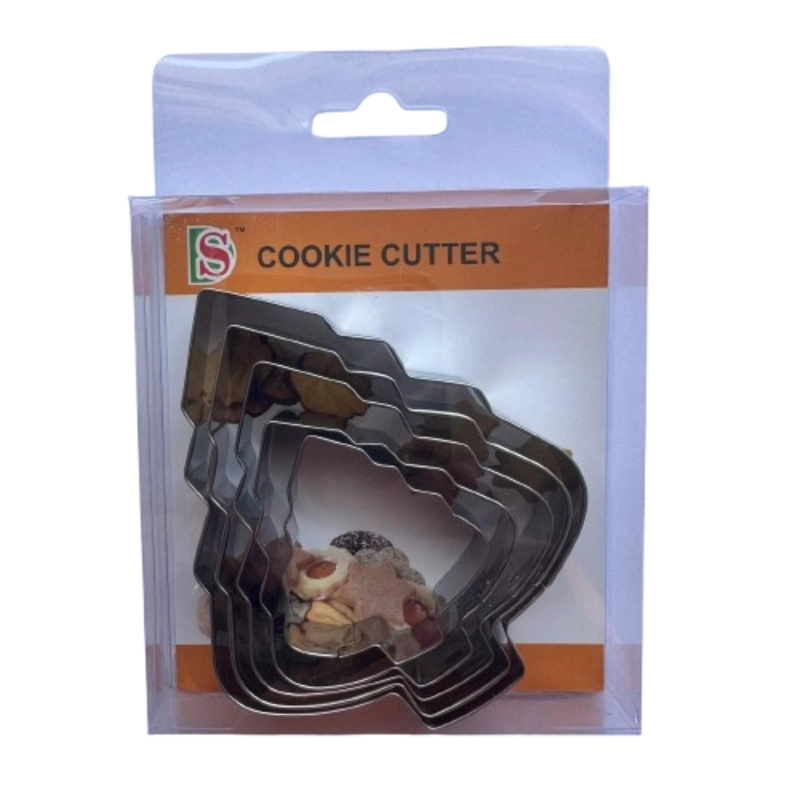 CORTADOR GALLETAS ARBOL NAVIDAD 5 PCS - 1