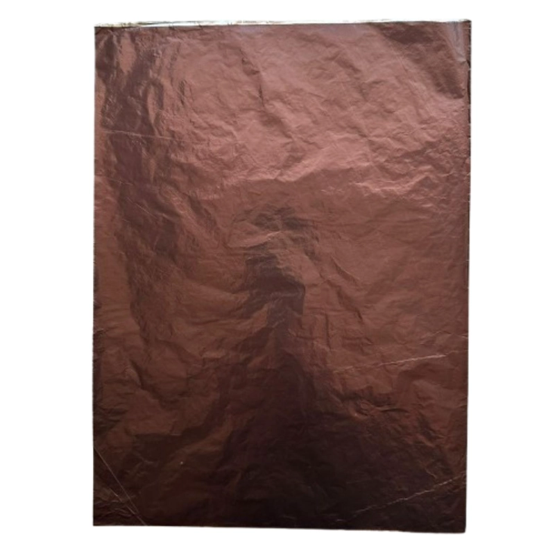 PACK 5 PLIEGO PAPEL ALUMINIO CAFE PARA CHOCOLATE 43,5X58,5CM - 1