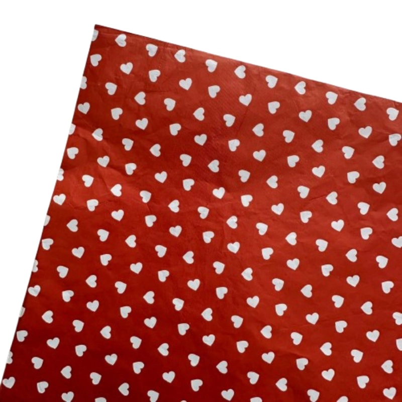 PLIEGO PAPEL ALUMINIO CORAZONES PARA CHOCOLATE 43X58CM - 2