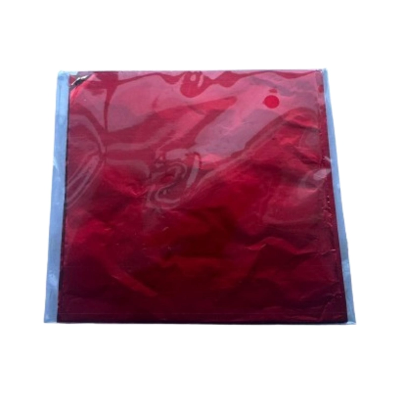 PAPEL ALUMINIO PARA BOMBON ROJO 100UN 10X10CM - 2