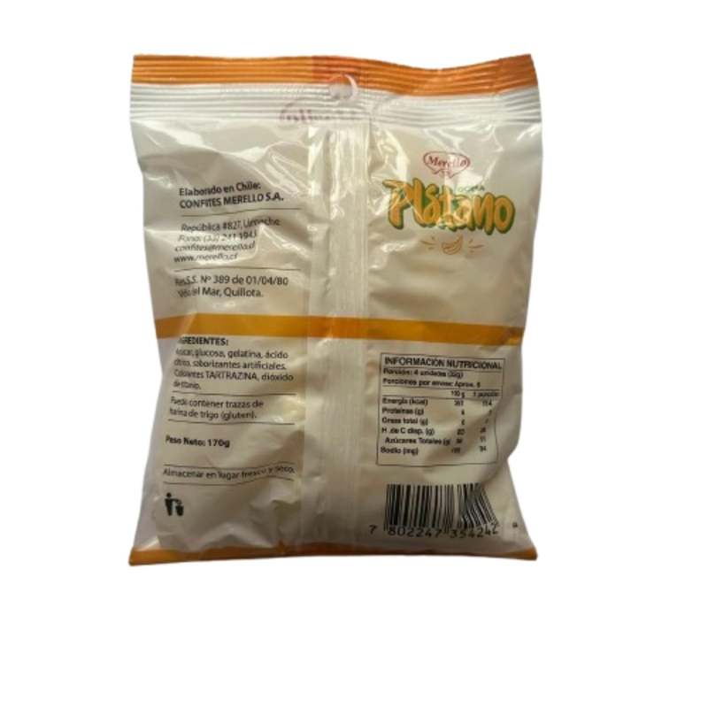 GOMITAS PLATANO MERELLO 170G - 2