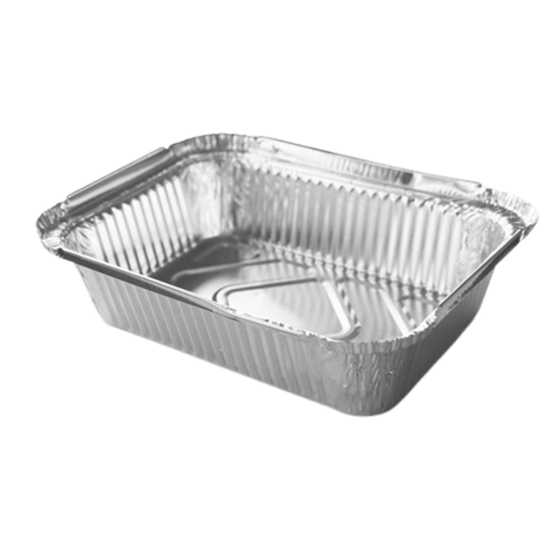 PACK 20 ENVASE ALUMINIO C-20 CON TAPA TRANSPARENTE 17X10X4CM - 2