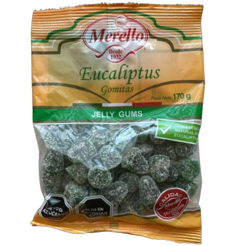 PACK 5 GOMITAS EUCALIPTUS MERELLO 170G - 1