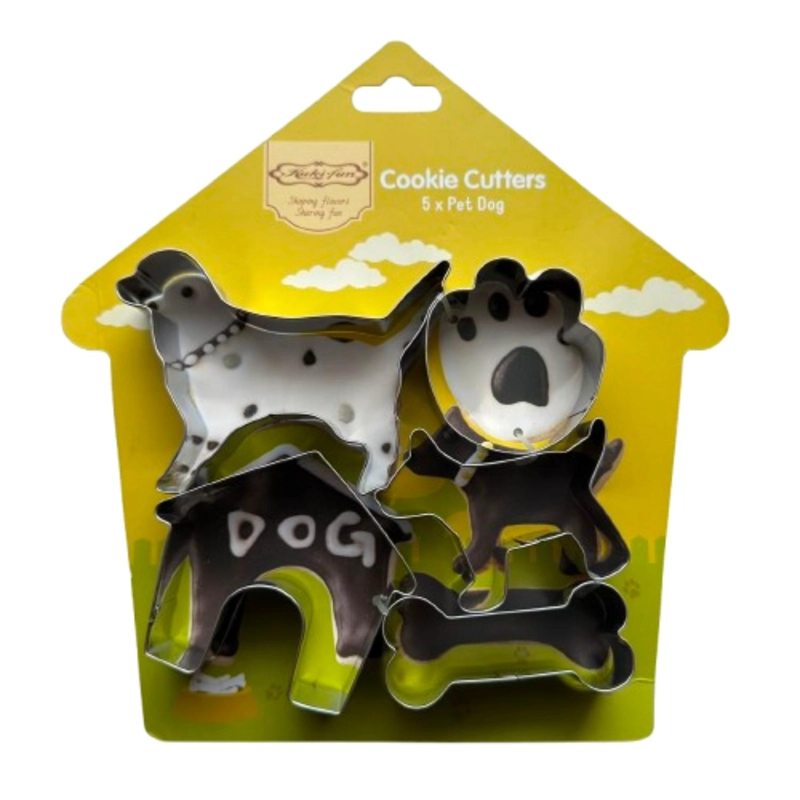 CORTADOR GALLETAS SET PERROS 5 PCS - 1