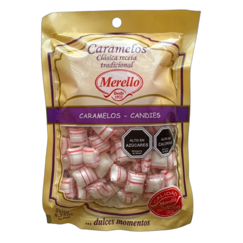 PACK 5 CARAMELOS DE ANIS TRADICIONALES MERELLO 250G - 1