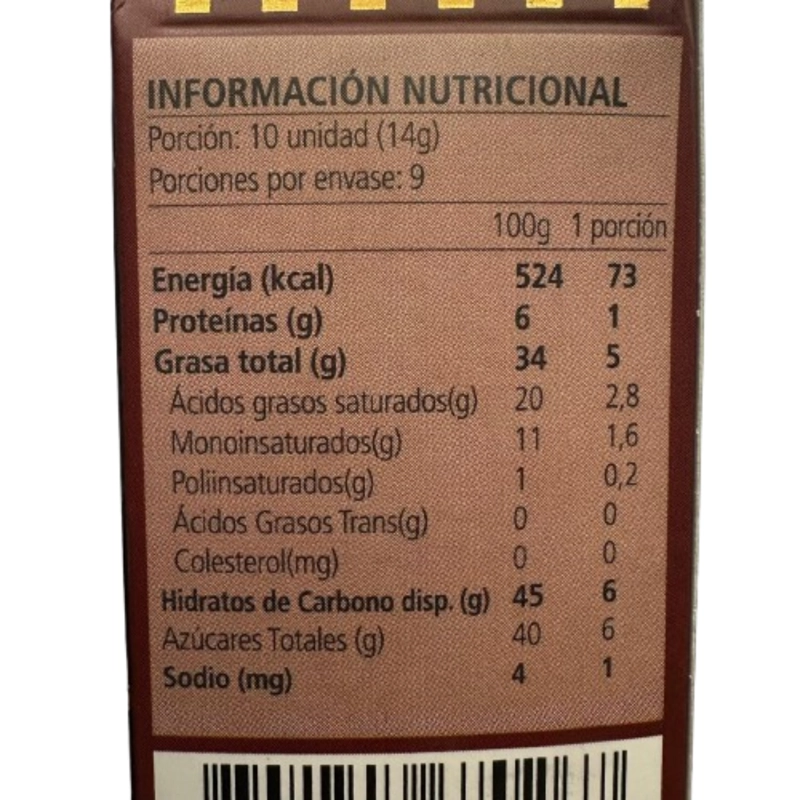 PACK 2 CAFE BAÑADO EN CHOCOLATE BITTER EXTRAFINO MERELLO 120G - 3