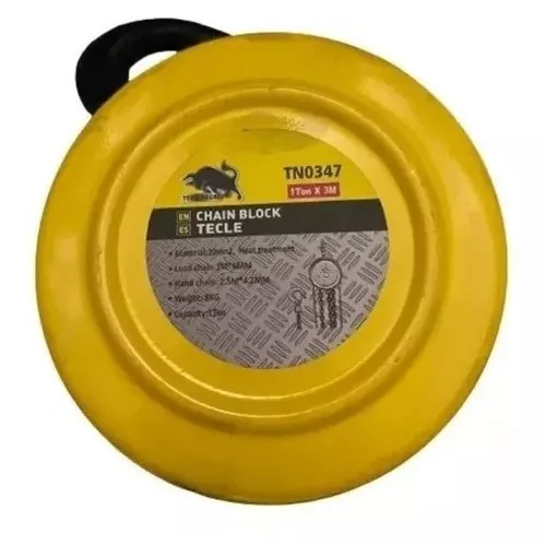 TECLE DE CADENA INDUSTRIAL MANUAL 1 TONELADA 3 METROS - 2