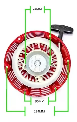 TAPA DE ARRANQUE HONDA GX240 GX270 8HP 9HP - 3