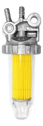 FILTRO DE COMBUSTIBLE GENERADOR 186F CON LLAVE DE PASO - 1