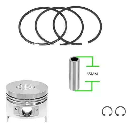 KIT PISTON ANILLOS PARA MOTOR 186F - 3