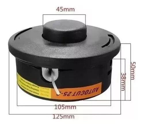 CABEZAL PORTA NYLON DESBROZADORA FS120 TRIMMER 25-2 - 3