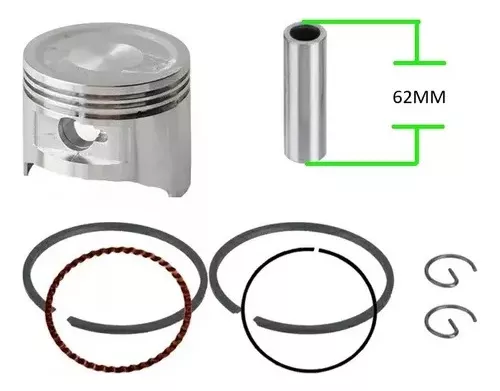 KIT PISTÓN Y ANILLOS MOTOR HONDA GX390 13HP - 3