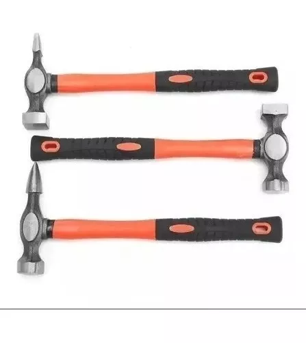 KIT DESABOLLADOR CARROCERIA MARTILLOS Y CUÑA DE ACERO 7 PCS - 3