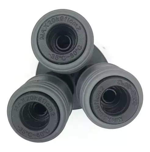 ACOPLE RAPIDO TRIPLE (3 VIAS) PARA COMPRESOR DE AIRE ( H.I ) - 1