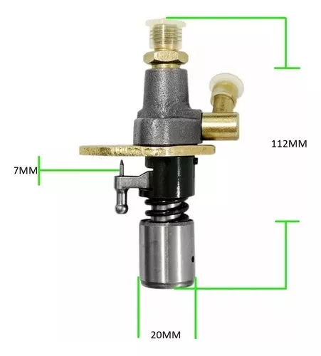 BOMBA INYECTORA SIN SOLENOIDE PARA MOTOR PETROLERO 186F - 2