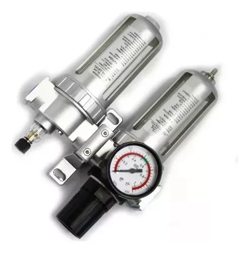 FILTRO DE COMPRESOR DE AIRE REGULADOR LUBRICADOR MANÓMETRO - 1