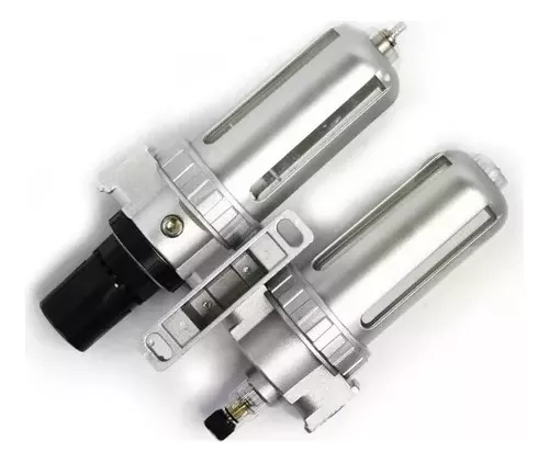 FILTRO DE COMPRESOR DE AIRE REGULADOR LUBRICADOR MANÓMETRO - 4
