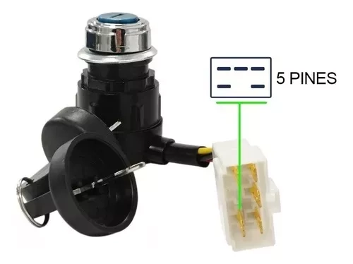CHAPA GENERADOR CONECTOR DE 5 PINES - 2