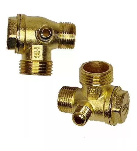 VALVULA RETENCION 1/2 X 16,5MM X 10MM COMPRESOR (ALUMINIO) - 1