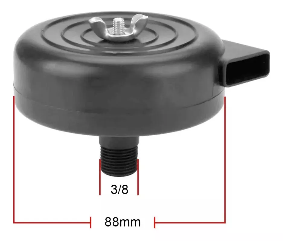 ESCAPE SILENCIADOR COMPRESOR HILO 3/8 FILTRO DE AIRE COMPRES - 2