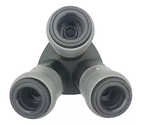 ACOPLE RAPIDO TRIPLE (3 VIAS) PARA COMPRESOR DE AIRE ( H.E ) - 1