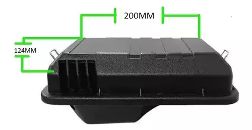 PORTA FILTRO DE AIRE CON FILTRO GENERADOR 2-3 KW GX160 168F - 3