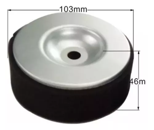 FILTRO DE AIRE MOTOR GENERADOR KIPOR 170F, 178F, L48, L70 - 3
