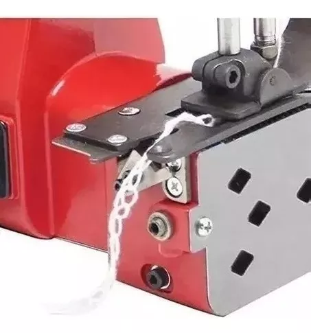 MÁQUINA COSEDORA DE SACOS INALAMBRICA + 1 BATERIA ADICIONAL COLOR ROJO - 2