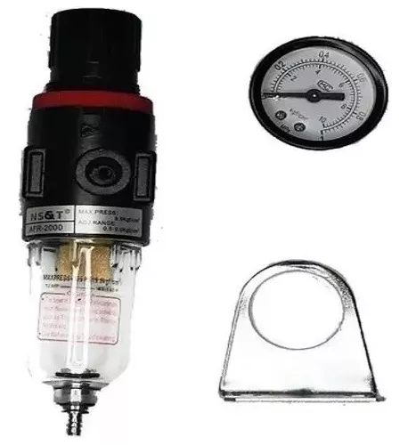 FILTRO REGULADOR DE AIRE PARA COMPRESOR 1/4 GRATIS - 2