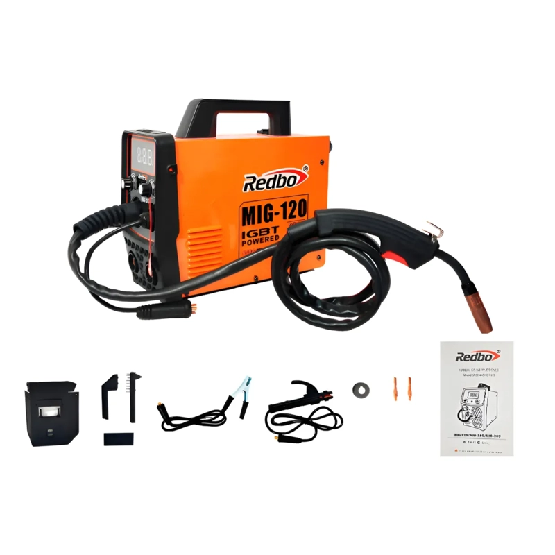 MAQUINA DE SOLDAR MIG/MMA SIN GAS + 2 CARRETES ALAMBRE FLUX - 5