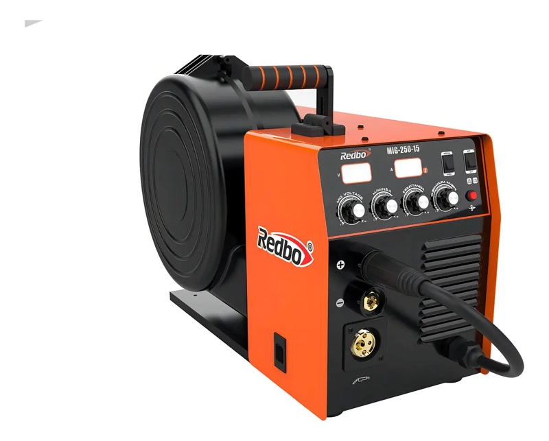 SOLDADORA MIG REDBO 250A INVERTER PARA GAS Y SIN GAS - 1