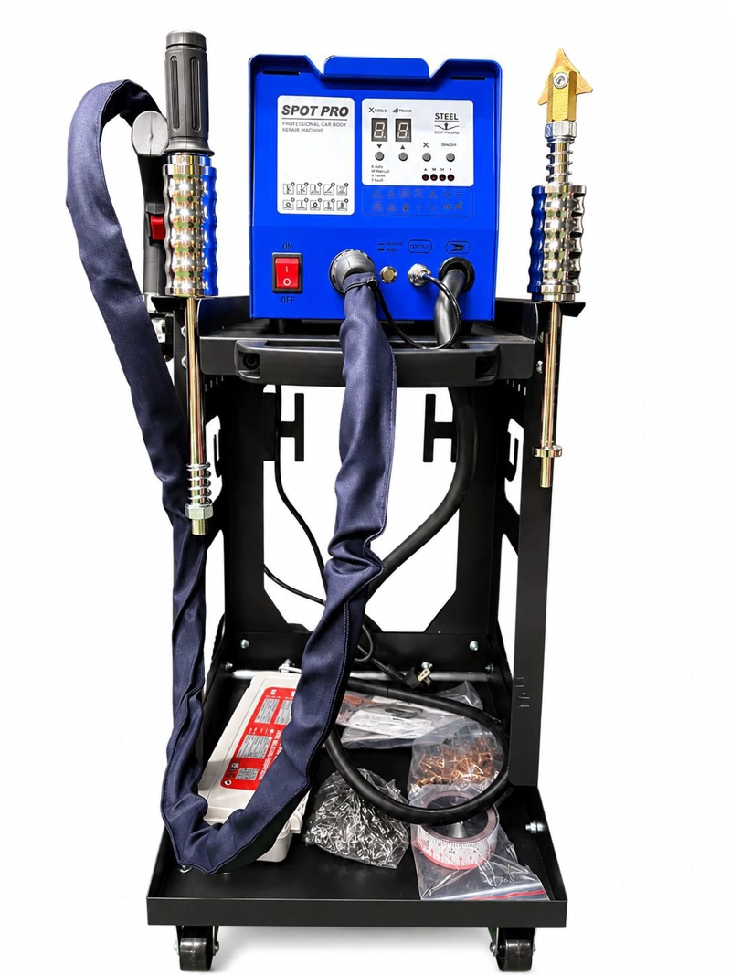 SPOTTER DESABOLLADOR DIGITAL AUTOMOTRIZ CON CARRO Y ACCESORIOS - 2