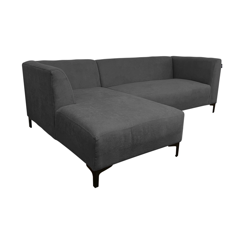 SECCIONAL GRIS RAUL CHENILLE IZQUIERDO - 4