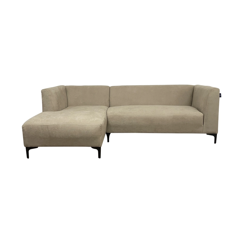 SECCIONAL BEIGE RAUL CHENILLE IZQUIERDO - 1