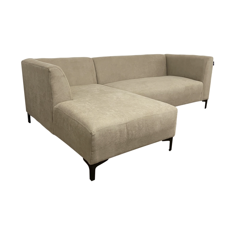 SECCIONAL BEIGE RAUL CHENILLE IZQUIERDO - 4