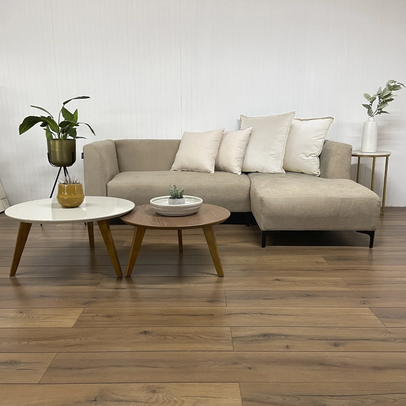 SECCIONAL FELPA BEIGE RAUL DERECHO - 2