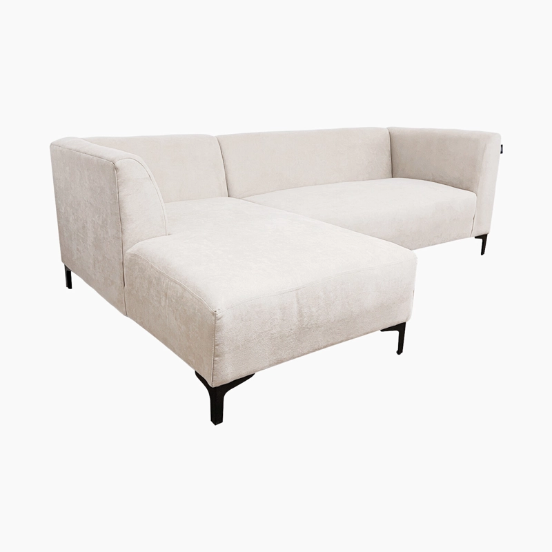 SECCIONAL CREMA RAUL CHENILLE IZQUIERDO - 4