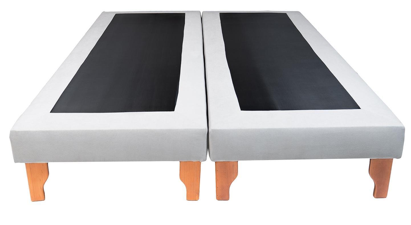 BASE CAMA DISEÑOS VALESTRINI KING LINO GRIS - 1