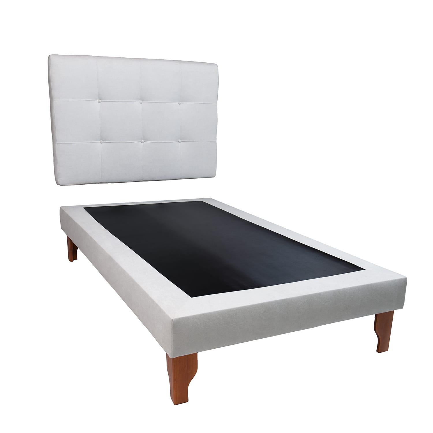 CAMA DISEÑOS VALESTRINI PLAZA LINO GRIS - 1