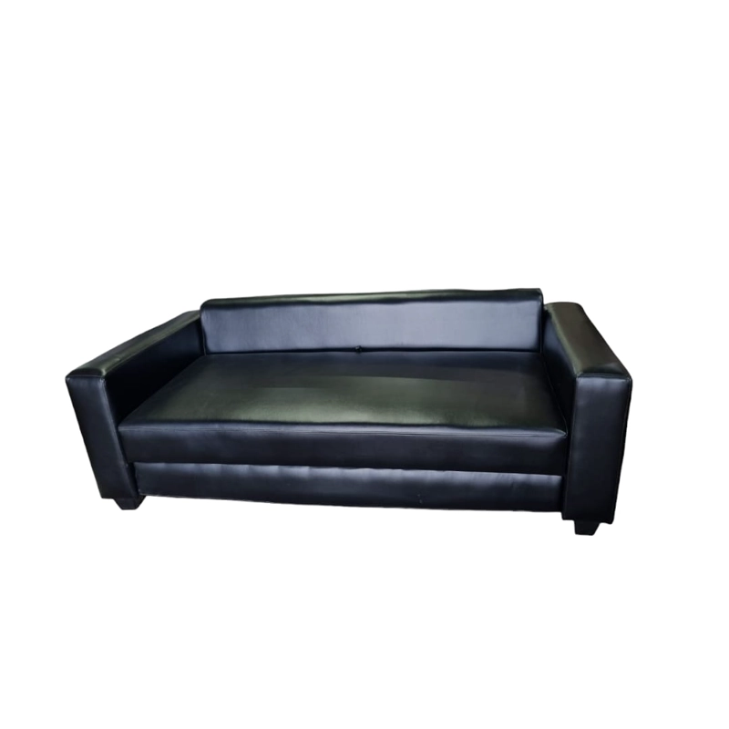 SOFÁ DISEÑOS VALESTRINI 2 CUERPOS NEGRO CAMA MULTIFUNCIONAL - 3