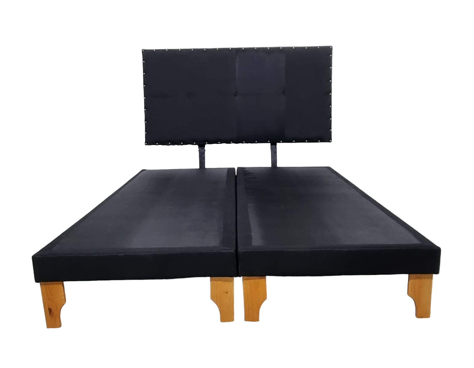 CAMA EUROPEA DISEÑOS VALESTRINI KING LINO NEGRO - 2