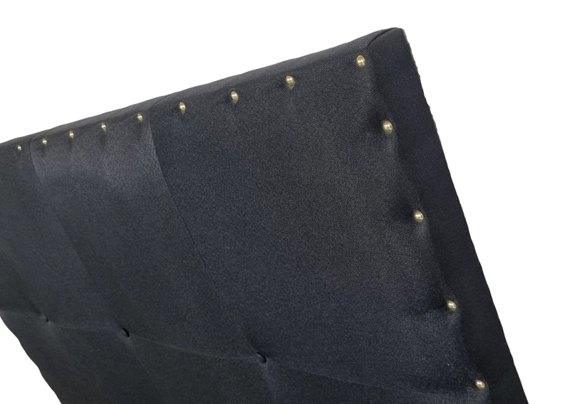 CAMA EUROPEA DISEÑOS VALESTRINI KING LINO NEGRO - 3