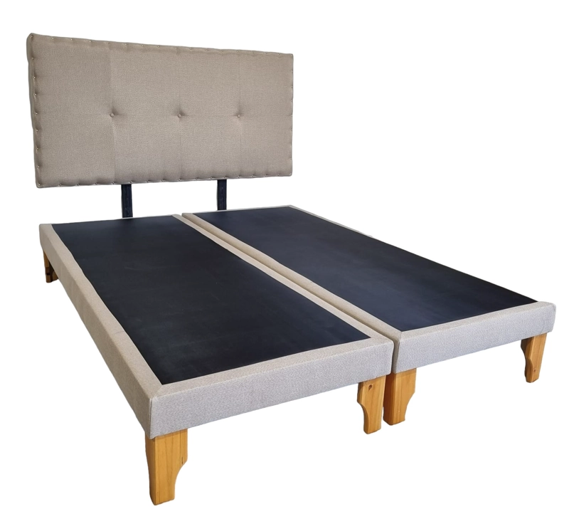 CAMA EUROPEA DISEÑOS VALESTRINI KING LINO BEIGE - 1