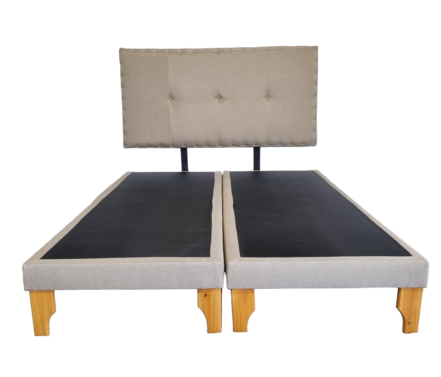 CAMA EUROPEA DISEÑOS VALESTRINI KING LINO BEIGE - 2