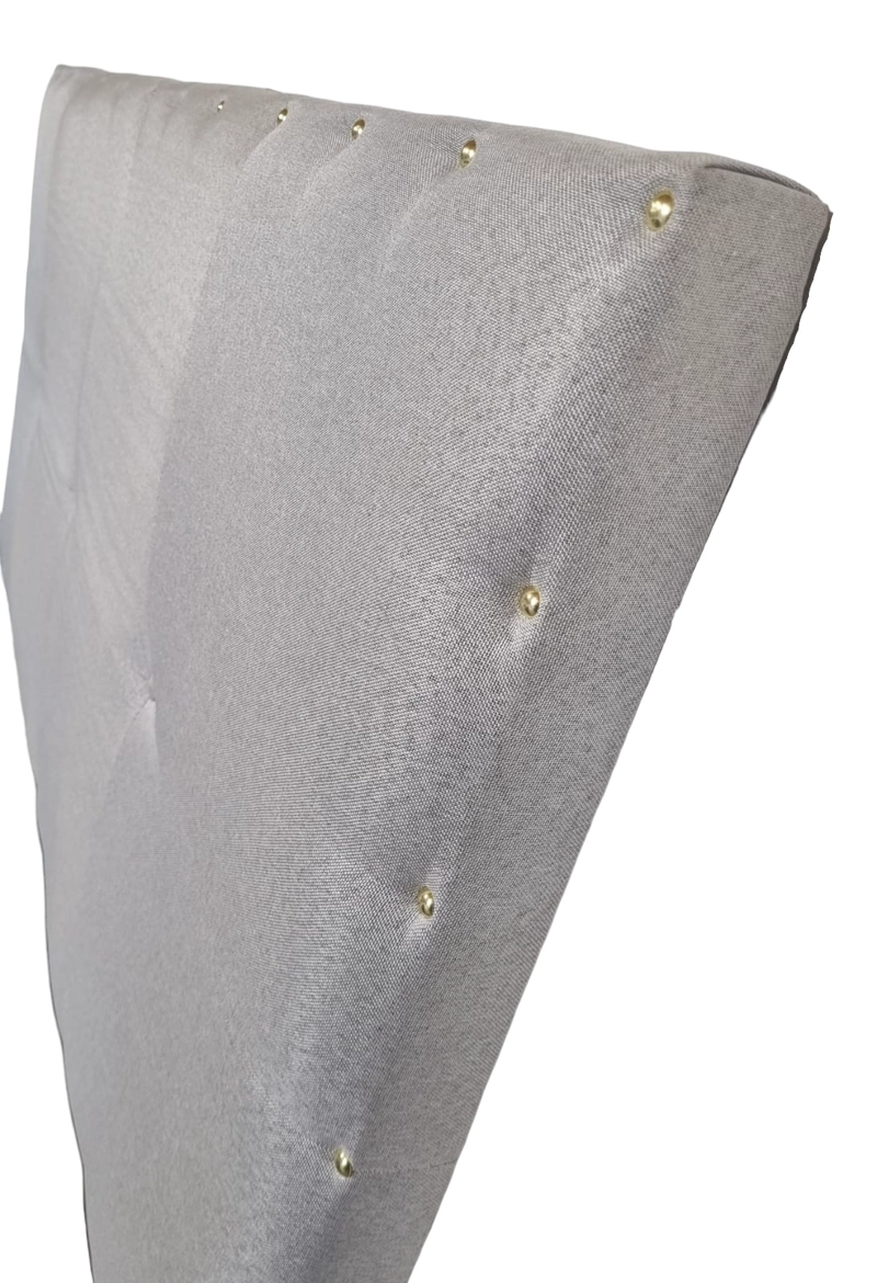 CAMA EUROPEA DISEÑOS VALESTRINI DOS PLAZAS LINO GRIS CLARO - 4