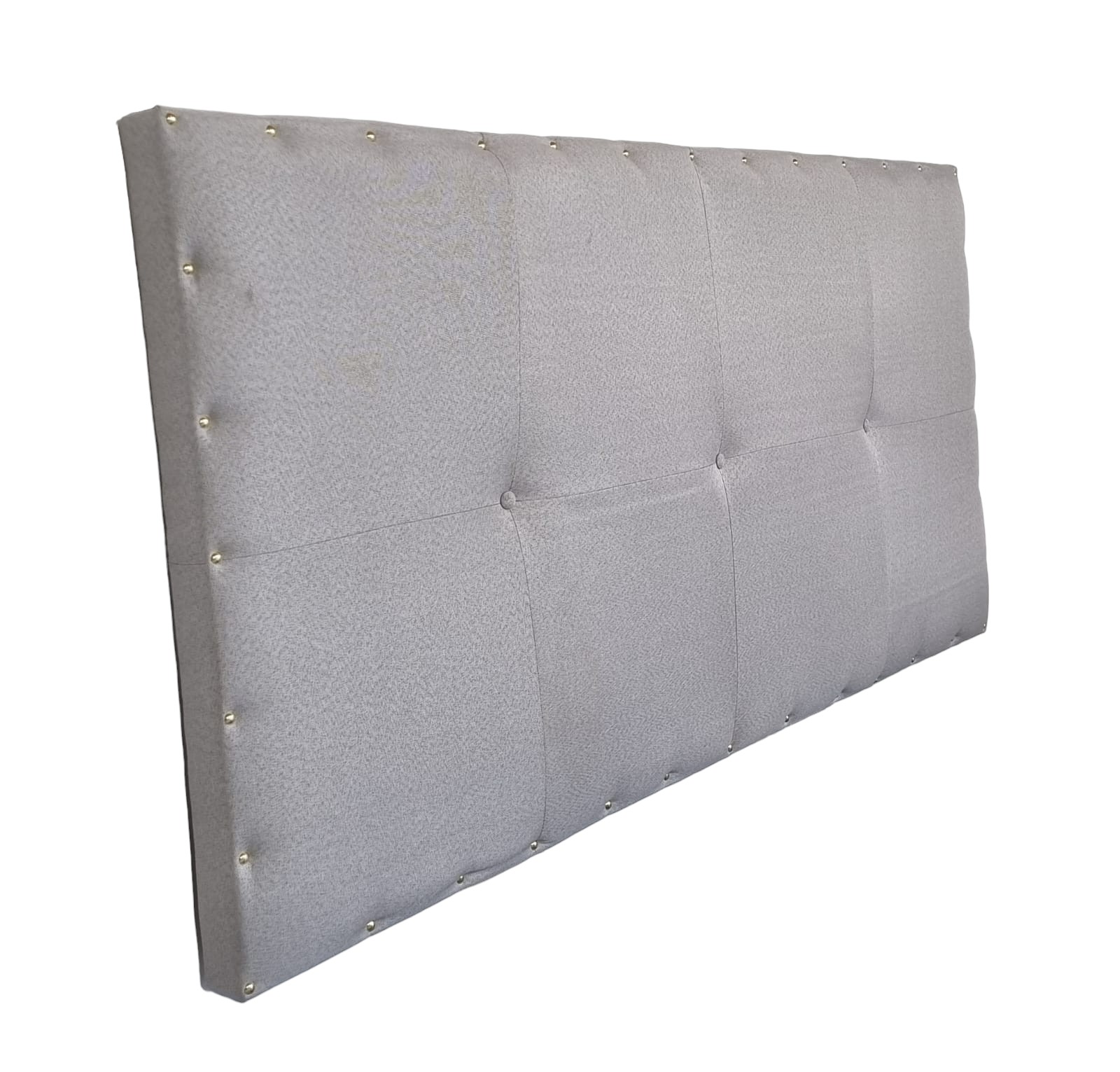 CAMA EUROPEA DISEÑOS VALESTRINI DOS PLAZAS LINO GRIS CLARO - 5