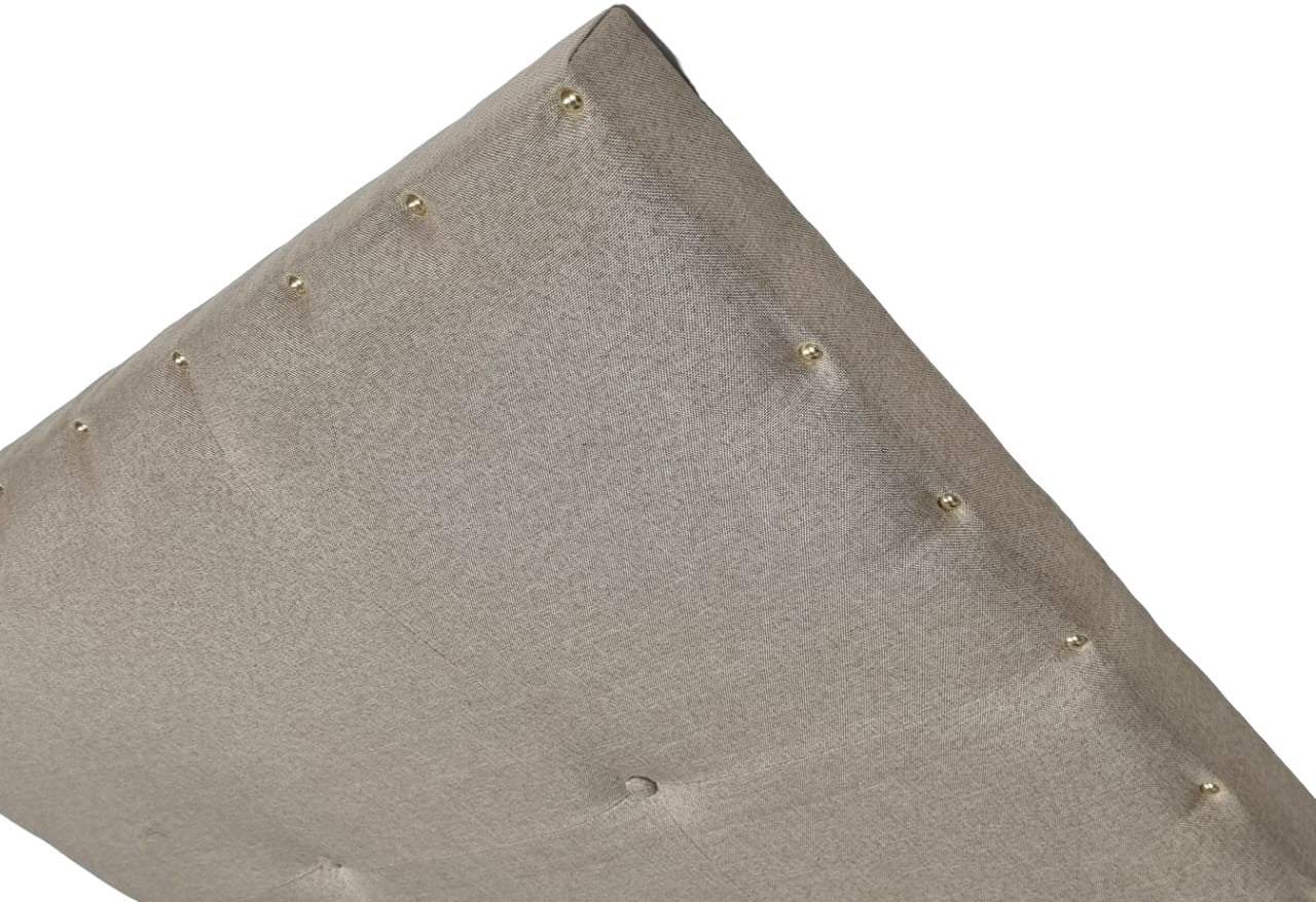 CAMA EUROPEA DISEÑOS VALESTRINI PLAZA Y MEDIA LINO BEIGE - 3