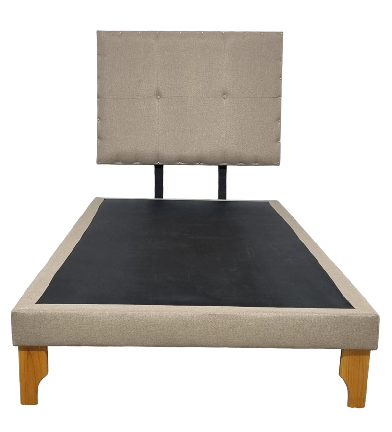 CAMA EUROPEA DISEÑOS VALESTRINI PLAZA LINO BEIGE - 1